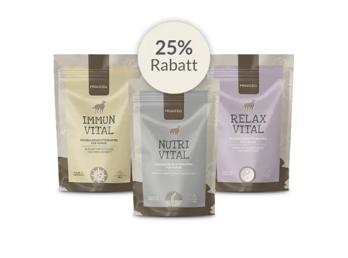 25% Rabatt auf Immun Vital, Nutri Vital und Relax Vital