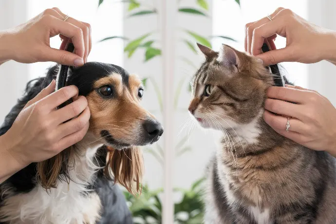 Fellwechsel bei Hund und Katze