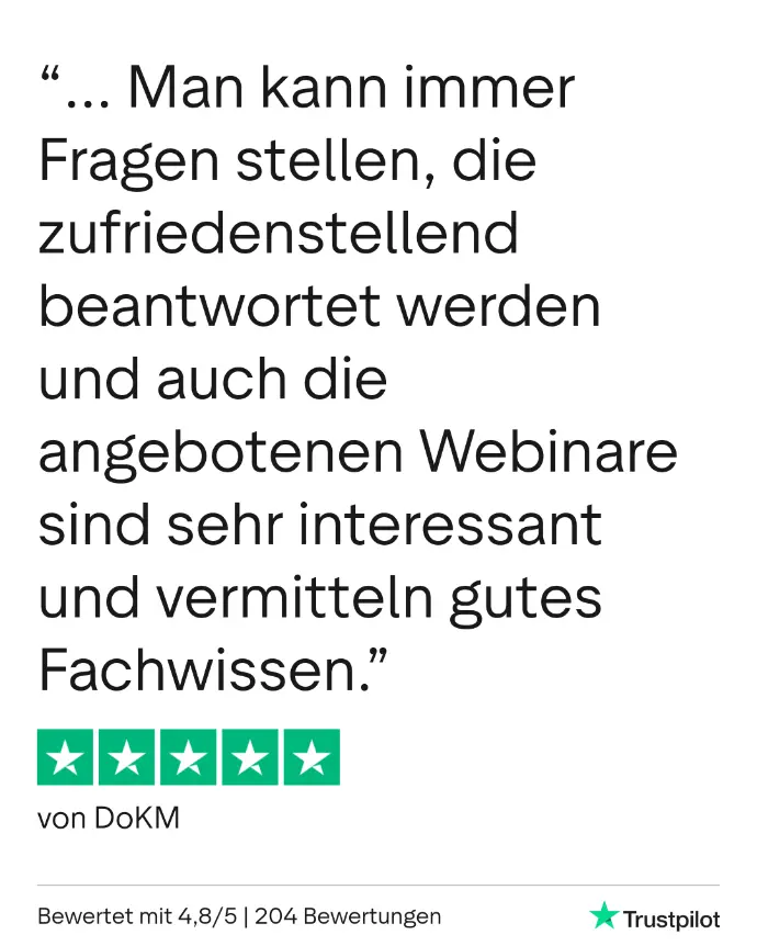 Bewertung Trustpilot